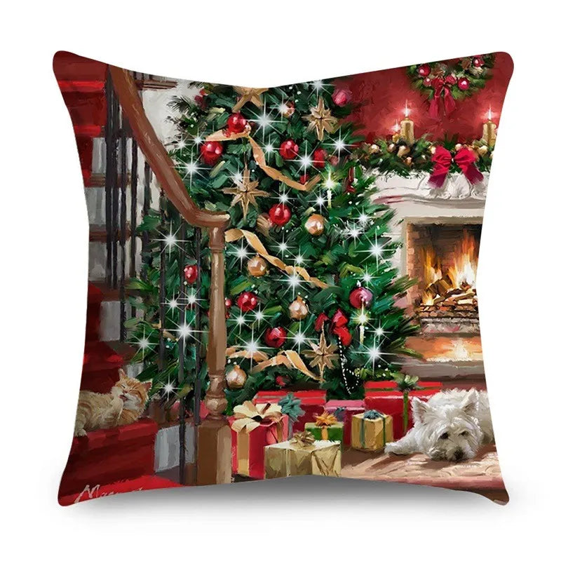 18" Winter/Christmas Cushion Covers - Elysian-Shop