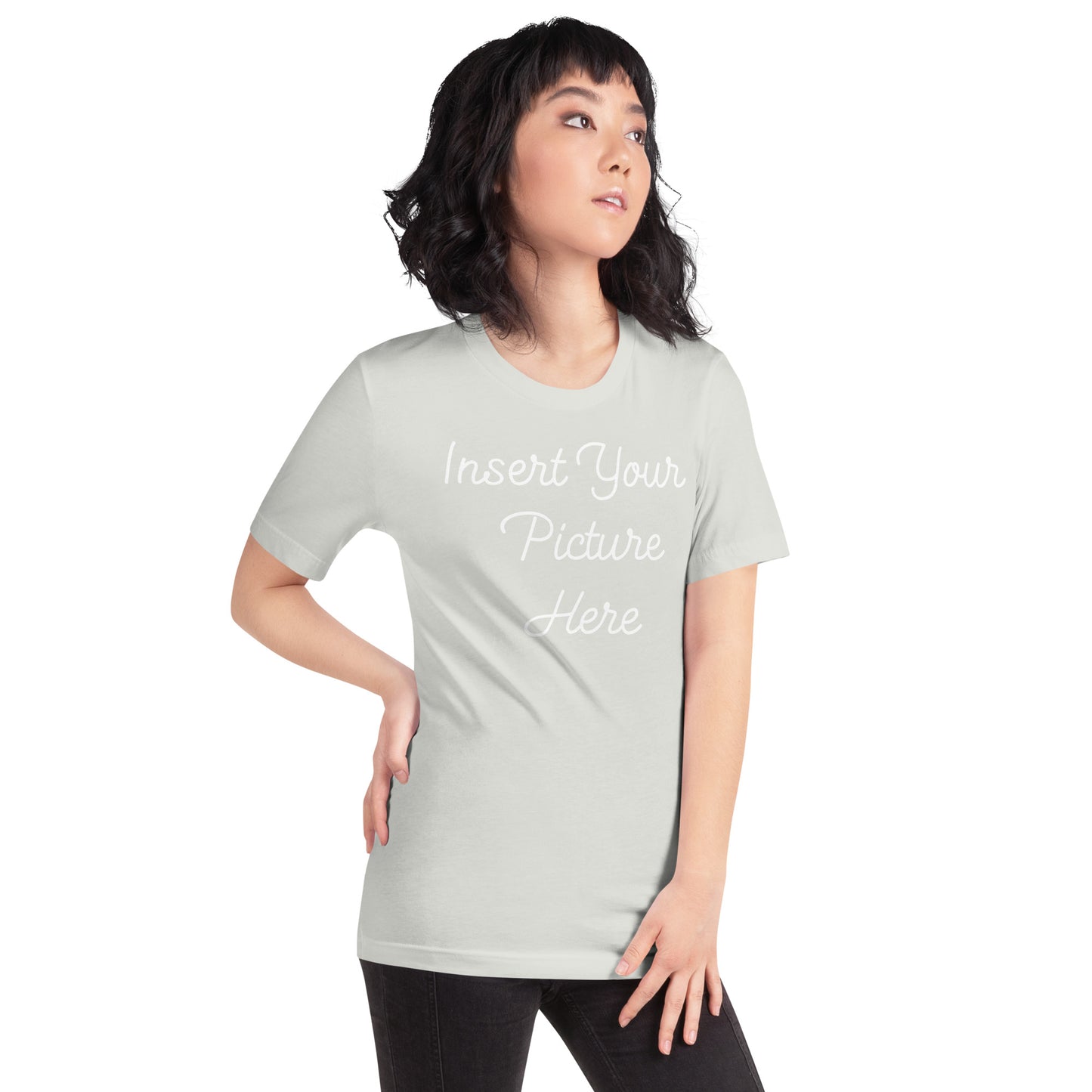 CUSTOM Worldly Love: Unisex Mother's Day T-Shirt - 'Moms Make the World Go Round' on Purple Letters