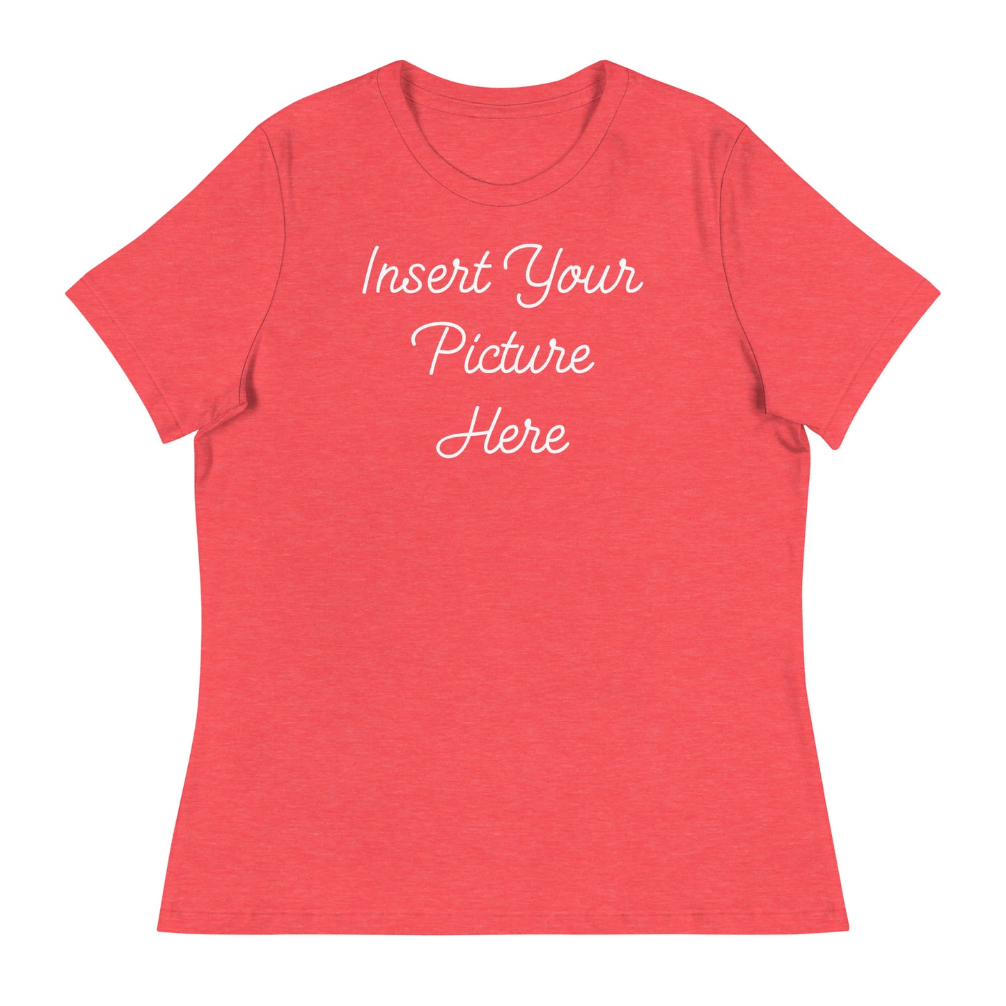 CUSTOM Worldly Love: Women's Mother's Day T-Shirt - 'Moms Make the World Go Round' on White Letters