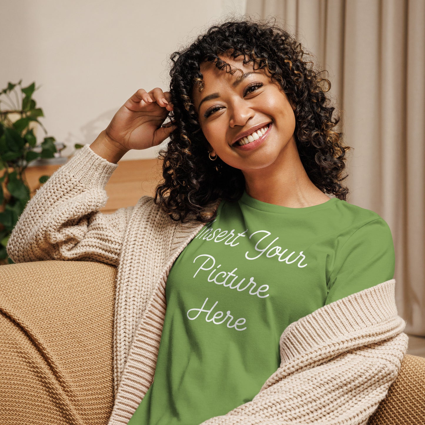 CUSTOM Embrace of Love, Words of Wisdom | Mother's Day Women's T-Shirt - 'Love in Every Hug, Wisdom in Every Word' on White Letters