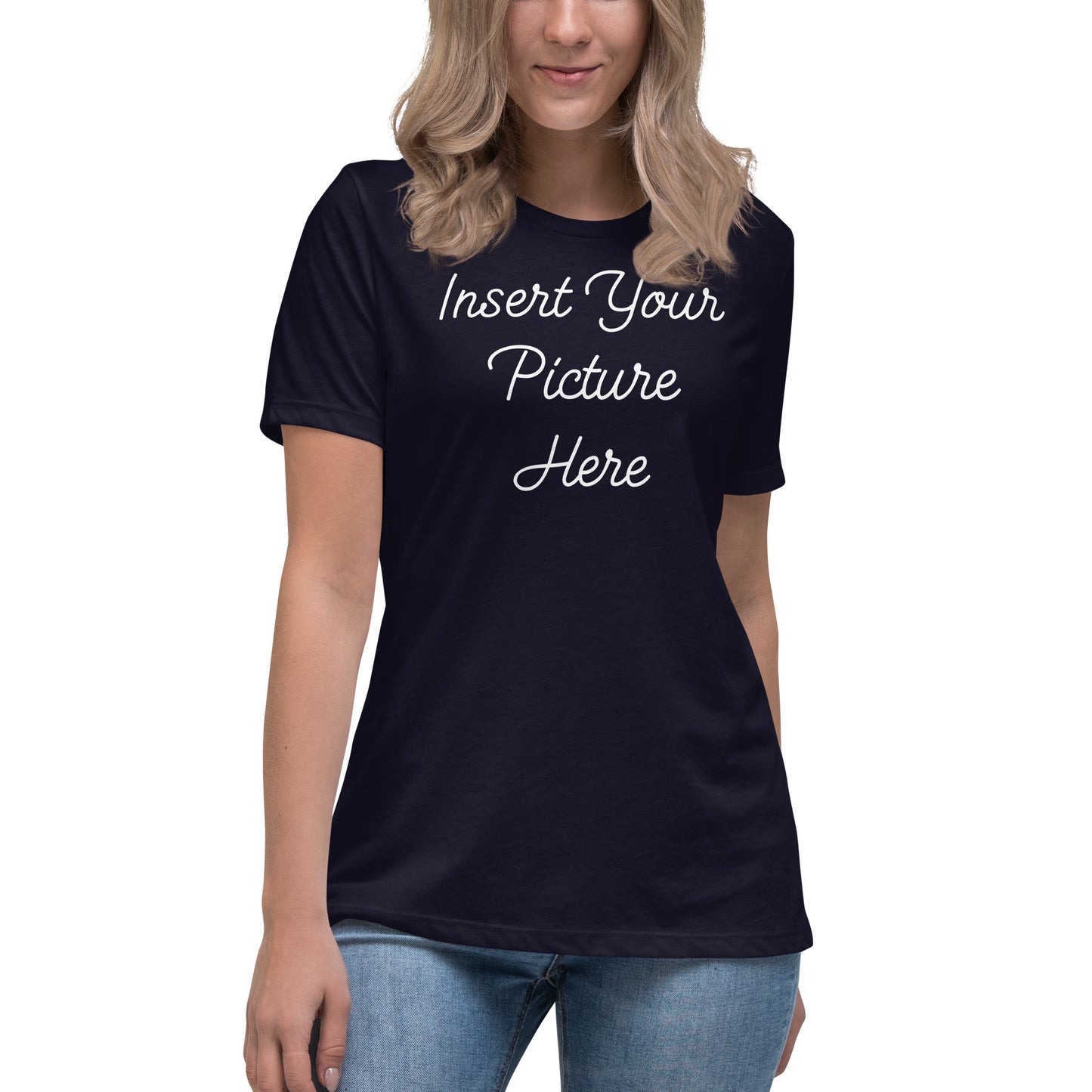 CUSTOM Embrace of Love, Words of Wisdom | Mother's Day Women's T-Shirt - 'Love in Every Hug, Wisdom in Every Word' on Pink Letters