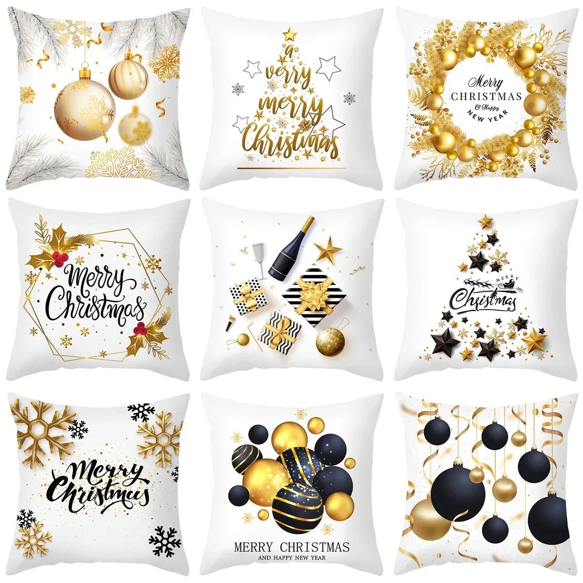 18" Winter/Christmas Cushion Covers - Elysian-Shop