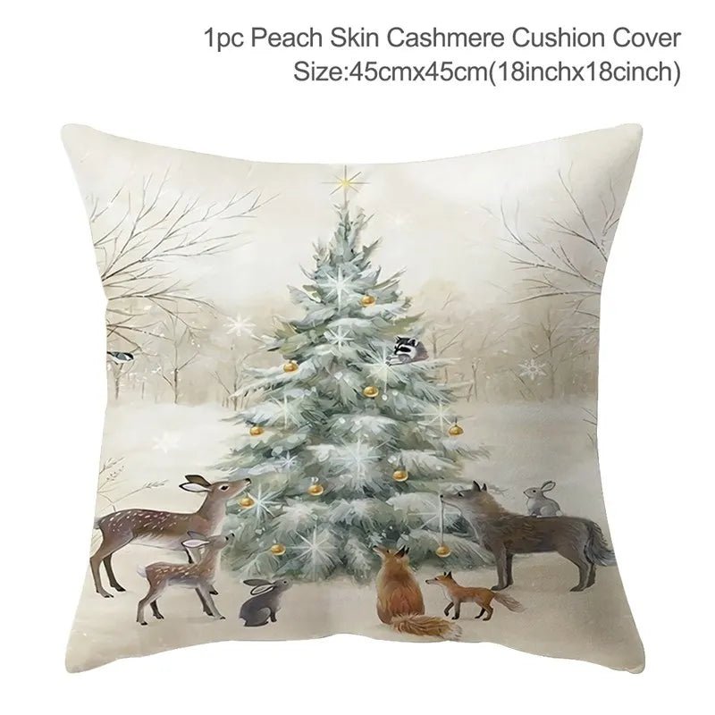 18" Winter/Christmas Cushion Covers - Elysian-Shop