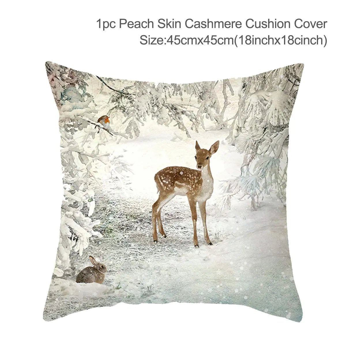 18" Winter/Christmas Cushion Covers - Elysian-Shop