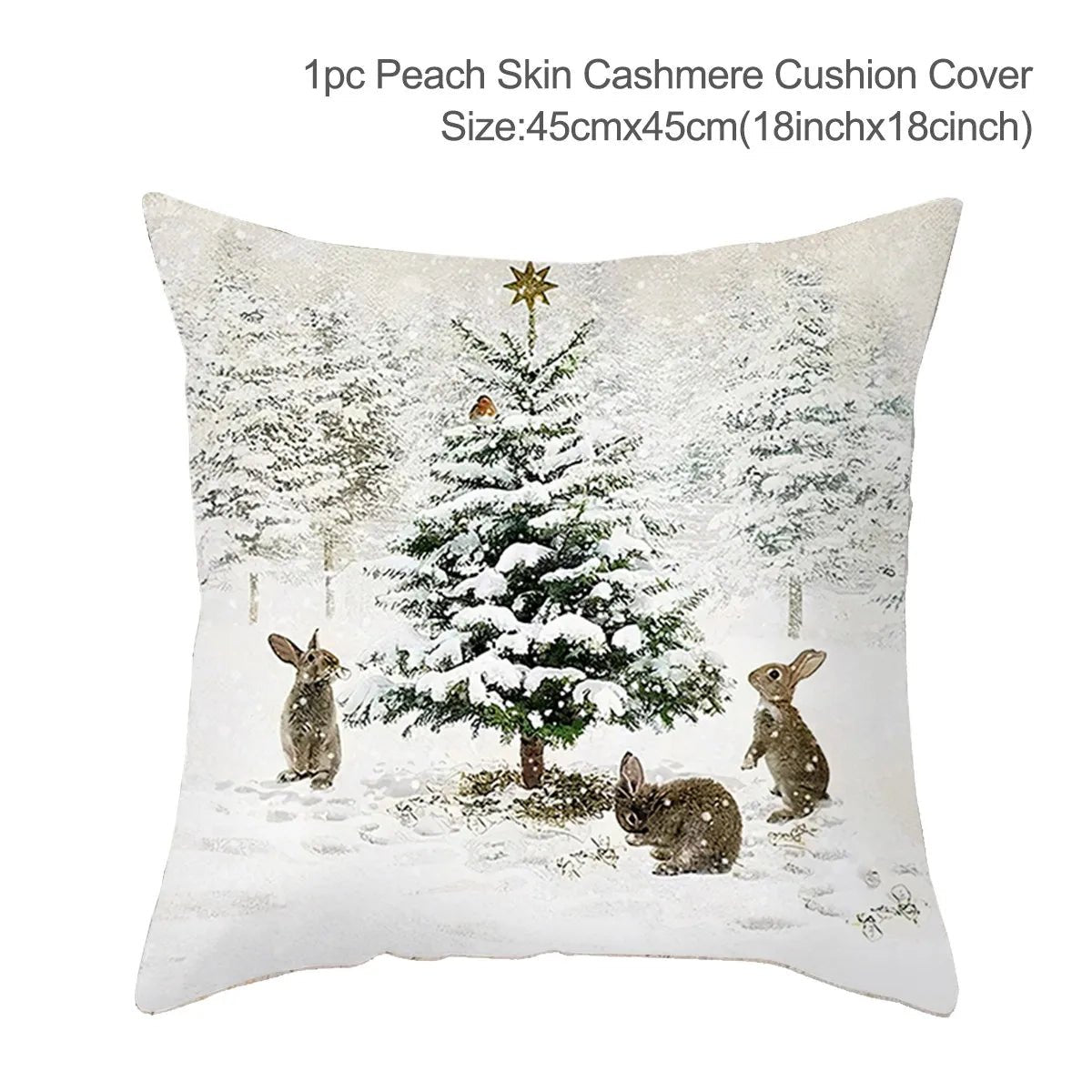 18" Winter/Christmas Cushion Covers - Elysian-Shop