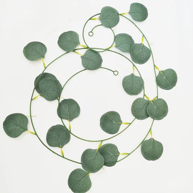 6' Long Faux Silk Eucalyptus Garland - Elysian-Shop