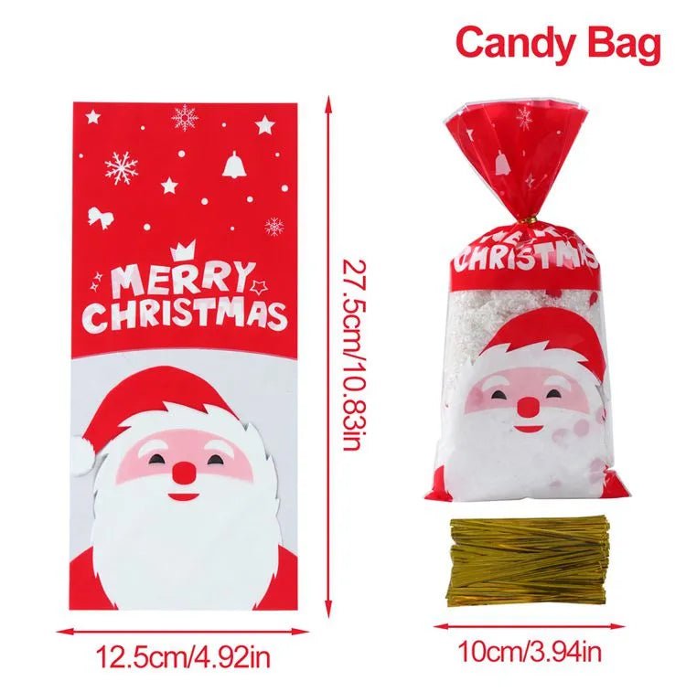 Christmas Candy Bags 25/50/100 pcs - Elysian-Shop