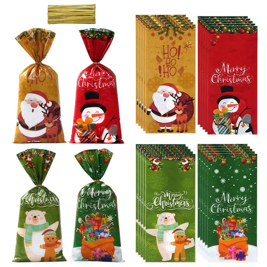 Christmas Candy Bags 25/50/100 pcs - Elysian-Shop