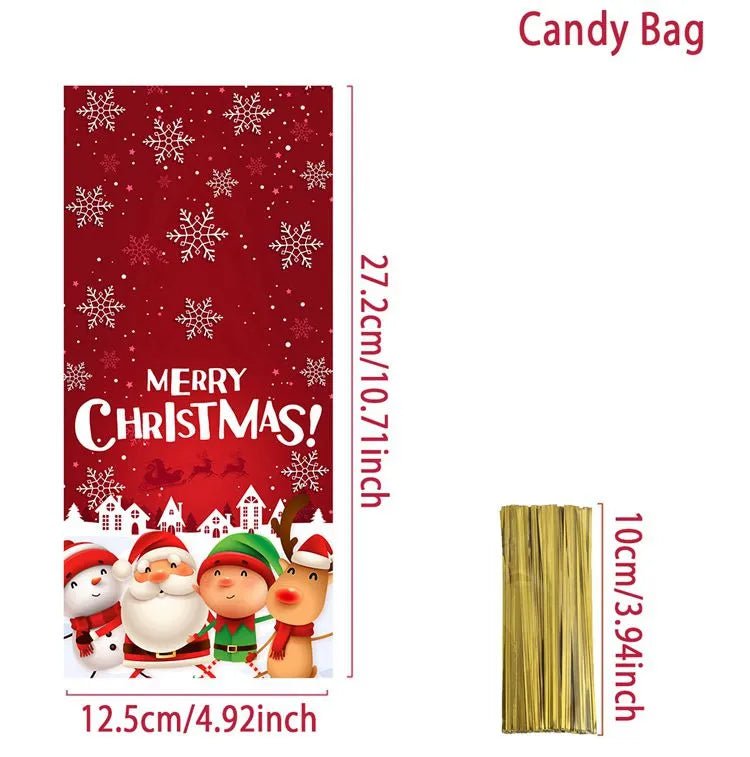 Christmas Candy Bags 25/50/100 pcs - Elysian-Shop